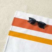 Strand Bachelorette Party Groovy Beach Bride Custo Strandlaken (In situ)