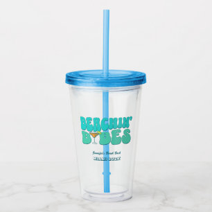 Strand Bachelorette Party Groovy Strand Babes Acryl Drinkbeker