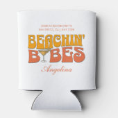 Strand Bachelorette Party Groovy Strand Babes Blikjeskoeler (Achterkant)