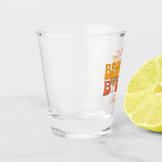 Strand Bachelorette Party Groovy Strand Babes Shot Glas (Links)