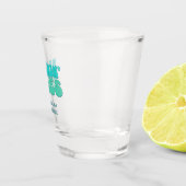 Strand Bachelorette Party Groovy Strand Babes Shot Glas (Rechts)