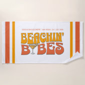 Strand Bachelorette Party Groovy Strand Babes Strandlaken (Voorkant)