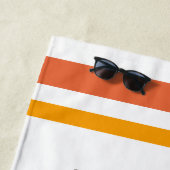 Strand Bachelorette Party Groovy Strand Babes Strandlaken (In situ)