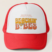 Strand Bachelorette Party Groovy Strand Babes Trucker Pet (Voorkant)