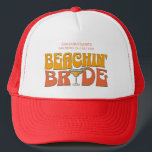 Strand Bachelorette Party Groovy Strand Babes Trucker Pet<br><div class="desc">Maak een plons op uw aankomende vrijgezellenfeest met deze prachtige strand vrijgezellenfeest gepersonaliseerde koopwaar. Of je nu een stranduitstap, een meisjesvakantie of een beste vriendenvakantie aan het vieren bent, deze custom beach bachelorette party merchandise is de perfecte aanvulling op je onvergetelijke uitje. Voeg een persoonlijke touch toe aan je vrijgezellenfeestsouvenir...</div>