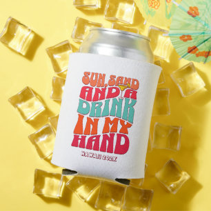 Strand Bachelorette Party Groovy Zand Drink Blikjeskoeler