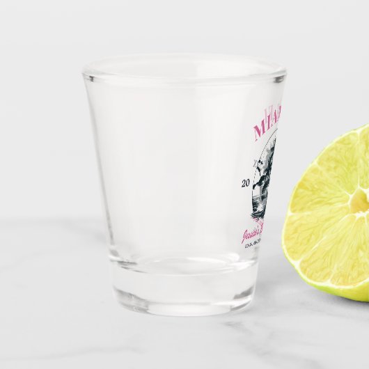 Strand Bachelorette Party Meisjes Weekend Trip Cus Shot Glas (Links)