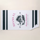 Strand Bachelorette Party Meisjes Weekend Trip Cus Strandlaken (Voorkant)