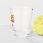 Strand Bachelorette Party Retro Beachin Babes Shot Glas (Rechts)