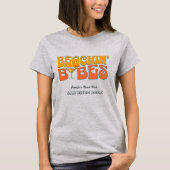 Strand Bachelorette Party Retro Beachin Babes T-shirt (Voorkant)