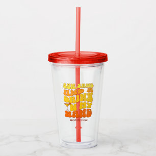 Strand Bachelorette Party Retro Zand Drink Acryl Drinkbeker