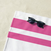 Strand Bachelorette Party Roze Aangepaste Bruidsme Strandlaken (In situ)