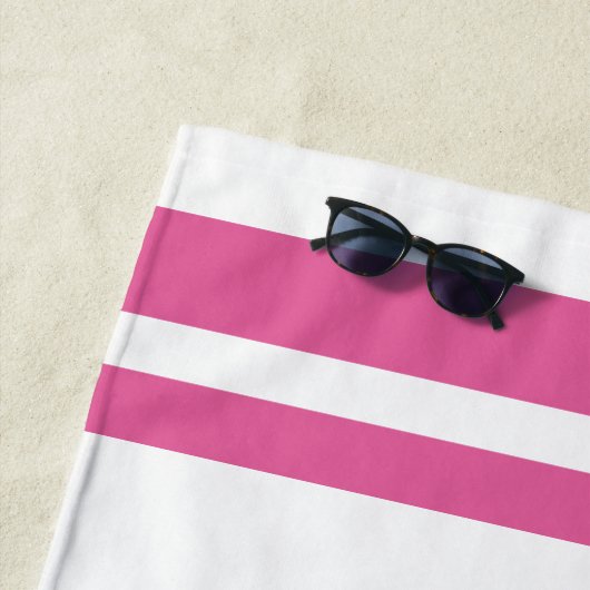 Strand Bachelorette Party Roze Aangepaste Bruidsme Strandlaken (In situ)