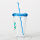 Strand Bachelorette Party Strand Babes Bruidsmeisj Acryl Drinkbeker (Links)