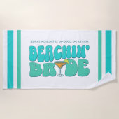 Strand Bachelorette Party Strand Bruid Girls Trip Strandlaken (Voorkant)