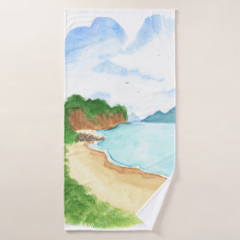 Strand badhanddoek