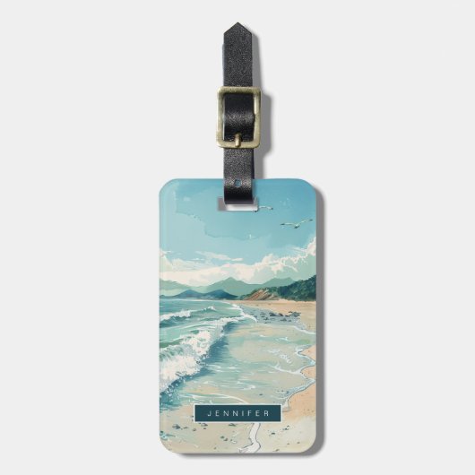 Strand Bagagelabels (Voorkant verticaal)