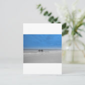 strand bamburgh briefkaart (Staand voorkant)
