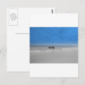 strand bamburgh briefkaart (Voorkant / Achterkant)