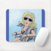 Strand Barbie Muismat (Met muis)