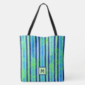 Strand Batik Strepen Monogram Canvas tas (Achterkant)