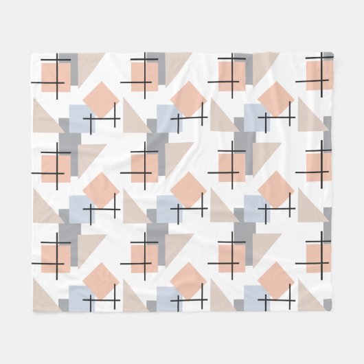 Strand Bauhaus Fleece Deken (Voorkant (Horizontaal))