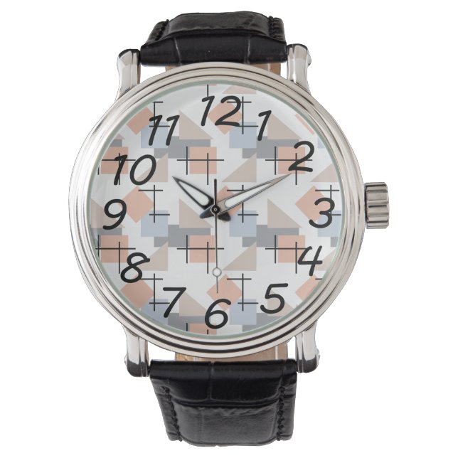 Strand Bauhaus Horloge (Voorkant)