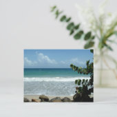 Strand (Beach), Le Diamant - Martinique, FWI Briefkaart (Staand voorkant)