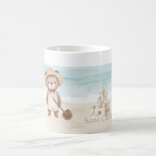 Strand Beer Zand Kasteel Koffiemok