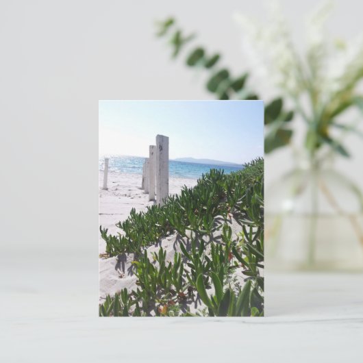 Strand bei Alghero Sardinien - Postkarte Briefkaart (Staand voorkant)