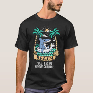 Strand Beste Ontsnappen Iedereen kan plezier hebbe T-shirt