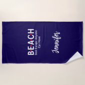 Strand beste ontsnapping iedereen kan hebben strandlaken (Voorkant)