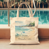 Strand Bestemming Bruiloft gunst Gift of Welkom Tote Bag