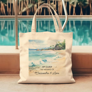 Strand Bestemming Bruiloft gunst Gift of Welkom Tote Bag