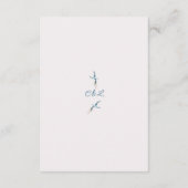 Strand Bestemming Details QR Code Bruiloft Informatiekaartje (Achterkant)