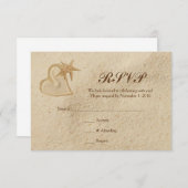 Strand Bestemming Trouw RSVP Zand & Hart (Voorkant / Achterkant)