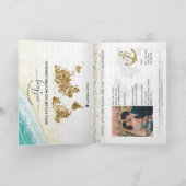 Strand Bestemming Trouwpaspoort Kaart en Anker (Binnen)