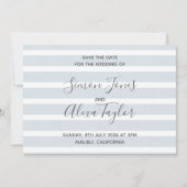 Strand bestemmingshuwelijk save the date (Voorkant)