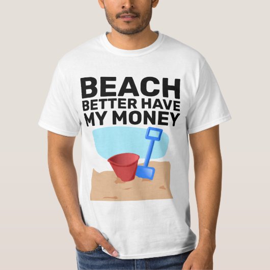 STRAND BETERT M'N GELD GRAPPIGE T-SHIRTS (Voorkant)