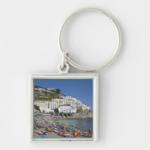 Strand bij Amalfi, Campania, Italië Sleutelhanger