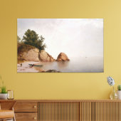 Strand bij Beverly Canvas Afdruk (Insitu (Woonkamer))