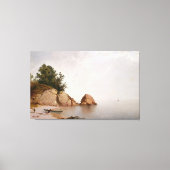 Strand bij Beverly Canvas Afdruk (Voorkant)