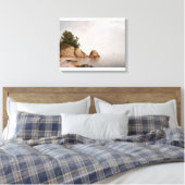 Strand bij Beverly Canvas Afdruk (Insitu (Slaapkamer))