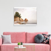 Strand bij Beverly Canvas Afdruk (Insitu (Woonkamer))