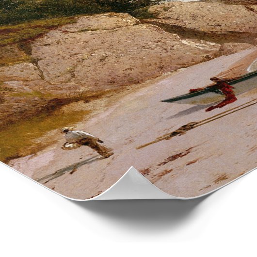 Strand bij Beverly Poster (Hoek)