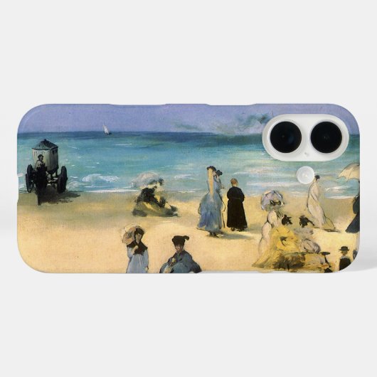 Strand bij Boulogne van Edouard Manet Case-Mate iPhone Case (Achterkant (horizontaal))