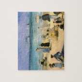 Strand bij Boulogne van Edouard Manet Legpuzzel (Verticaal)