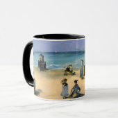 Strand bij Boulogne van Edouard Manet Mok (Voorkant links)