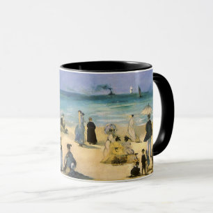 Strand bij Boulogne van Edouard Manet Mok