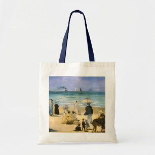 Strand bij Boulogne van Edouard Manet Tote Bag